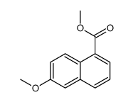 methyl 6-methoxynaphthalene-1-carboxylate结构式
