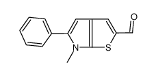 6-methyl-5-phenylthieno[2,3-b]pyrrole-2-carbaldehyde Structure