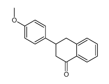 3-(4-methoxyphenyl)-3,4-dihydronaphthalen-1(2H)-one Structure