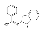 N-(1-methyl-2,3-dihydro-1H-inden-2-yl)benzamide结构式