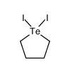 1,1,2,3,4,5-hexahydro-1,1-diiodotellurophene结构式