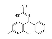 [(2,4-dimethylphenyl)-phenylmethyl]carbamodithioic acid Structure