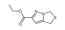 4,5-Dihydro-6-thia-1,7a-diaza-indene-2-carboxylic acid ethyl ester Structure