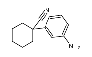 Cyclohexanecarbonitrile,1-(3-aminophenyl)- Structure