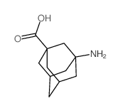 3-Amino-1-adamantanecarboxylic acid Structure