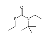 S-ethyl N-tert-butyl-N-ethylcarbamothioate Structure