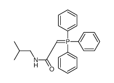 N-(2-methylpropyl)-2-(triphenyl-λ5-phosphanylidene)acetamide结构式