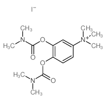 [3,4-bis(dimethylcarbamoyloxy)phenyl]-trimethyl-azanium结构式