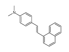 N,N-Dimethyl-p-[2-(1-naphtyl)vinyl]aniline Structure