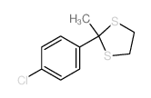 1,3-DITHIOLANE, 2-(p-CHLOROPHENYL)-2-METHYL- picture