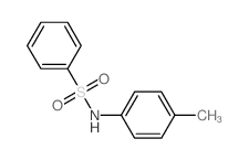 Benzenesulfono-p-toluidide结构式