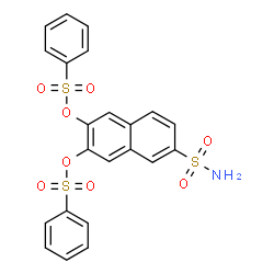 6,7-bis[(phenylsulphonyl)oxy]naphthalene-2-sulphonamide picture