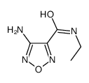 1,2,5-Oxadiazole-3-carboxamide,4-amino-N-ethyl-(9CI) structure