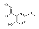 N,2-dihydroxy-5-methoxybenzamide Structure