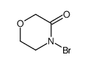 4-bromomorpholin-3-one Structure