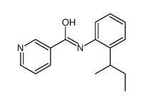 3-Pyridinecarboxamide,N-[2-(1-methylpropyl)phenyl]-(9CI) picture