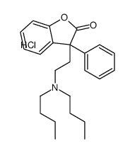 dibutyl-[2-(2-oxo-3-phenyl-1-benzofuran-3-yl)ethyl]azanium,chloride结构式
