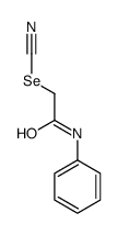 2-Oxo-2-(phenylamino)ethyl selenocyanate structure