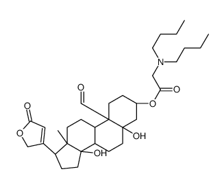 3β-[(Dibutylaminoacetyl)oxy]-5,14-dihydroxy-19-oxo-5β-card-20(22)-enolide Structure