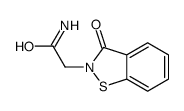 3-oxo-1,2-benzisothiazole-2(3H)-acetamide picture