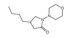 4-butyl-1-morpholin-4-ylpyrrolidin-2-one结构式