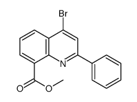 methyl 4-bromo-2-phenylquinoline-8-carboxylate Structure