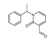 2-oxo-1-(1-phenylethyl)pyridine-3-carbaldehyde结构式