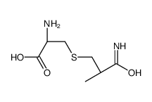 (2R)-2-amino-3-(3-amino-2-methyl-3-oxopropyl)sulfanylpropanoic acid结构式