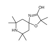 2,2,7,7,9,9-hexamethyl-1-oxa-4,8-diazaspiro[4.5]decan-3-one结构式