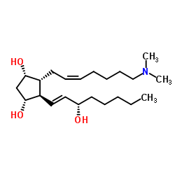 prostaglandin F2α dimethylamine Structure