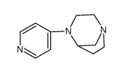 1,4-Diazabicyclo[3.2.1]octane,4-(4-pyridinyl)-(9CI)结构式