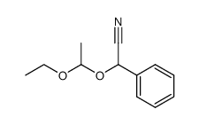 Ethoxy-1-ethoxy-(phenyl)-acetonitrile结构式