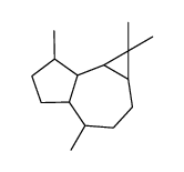 1,1,4,7-tetramethyl-1a,2,3,4,4a,5,6,7,7a,7b-decahydrocyclopropa[e]azulene Structure