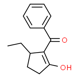 Methanone, (5-ethyl-2-hydroxy-1-cyclopenten-1-yl)phenyl- (9CI) Structure