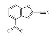 4-nitrobenzofuran-2-carbonitrile结构式