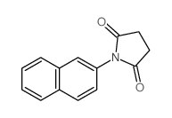 1-naphthalen-2-ylpyrrolidine-2,5-dione Structure