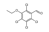 3-ethoxy-2,4,5,6-tetrachloro-benzaldehyde结构式
