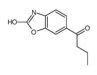 6-butanoyl-3H-1,3-benzoxazol-2-one结构式