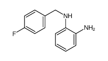 1-N-[(4-fluorophenyl)methyl]benzene-1,2-diamine结构式