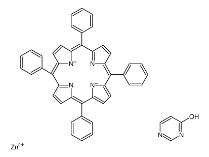 zinc,1H-pyrimidin-6-one,5,10,15,20-tetraphenylporphyrin-22,24-diide结构式