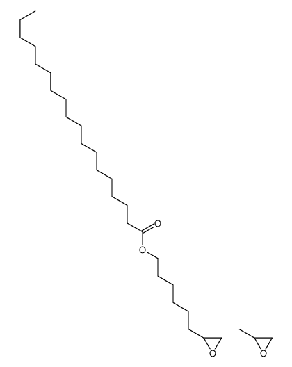 2-methyloxirane,6-(oxiran-2-yl)hexyl octadecanoate结构式