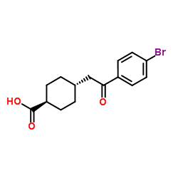 trans-4-[2-(4-Bromophenyl)-2-oxoethyl]cyclohexanecarboxylic acid图片