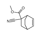 2-cyano-2-methoxycarbonylbicyclo[2.2.2]oct-5-ene结构式