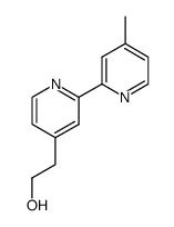 4-(2-hydroxyethyl)-4'-methyl-2,2'-bipyridine结构式