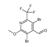 3,5-Dibromo-2-methoxy-6-trifluoromethyl-pyridine-4-carbaldehyde picture