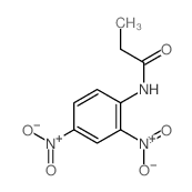 N-(2,4-dinitrophenyl)propanamide Structure