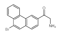 Ethanone, 2-amino-1-(9-bromo-3-phenanthrenyl)-结构式