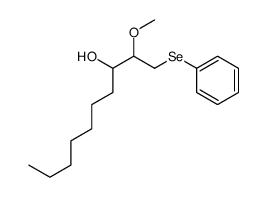 2-methoxy-1-phenylselanyldecan-3-ol Structure