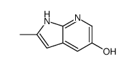 2-methyl-1H-pyrrolo[2,3-b]pyridin-5-ol结构式
