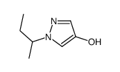 1-butan-2-ylpyrazol-4-ol Structure